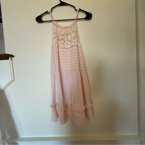 POL Blush Lace Mini‎ Dress Girls M